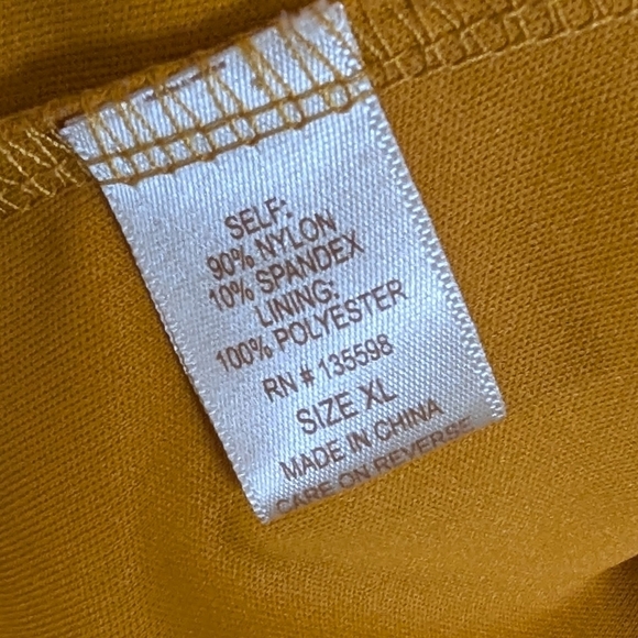 🌼 Liberty Love Mustard Lace Sleeveless Swing Dress – XL Golden Goddess Vibes - Picture 7 of 8